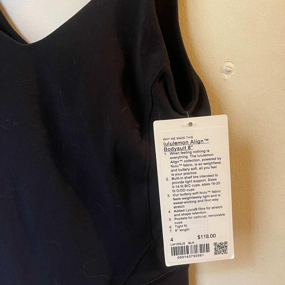 lululemon align bodysuit 6”